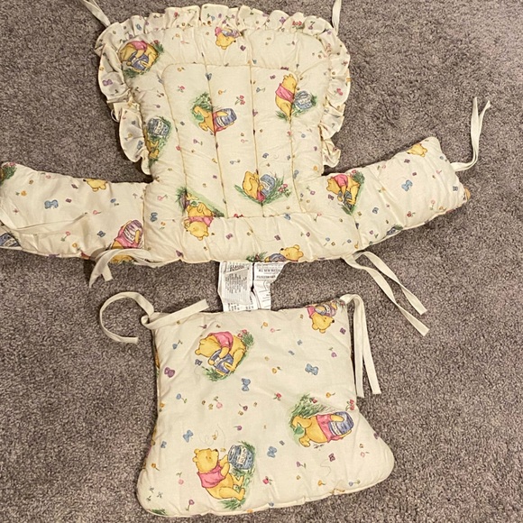 Vintage Disney Winnie the Pooh themed rocker cushions - kids